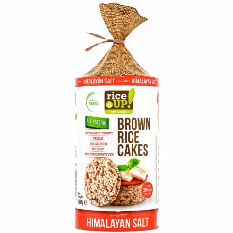 Rice UP galettes de riz brun au sel de l’Himalaya sans gluten 120g