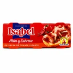 Pack Isabel thon et lahror sauce tomate piquante 3x80g