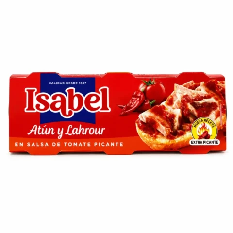 Pack Isabel thon et lahror sauce tomate piquante 3x80g