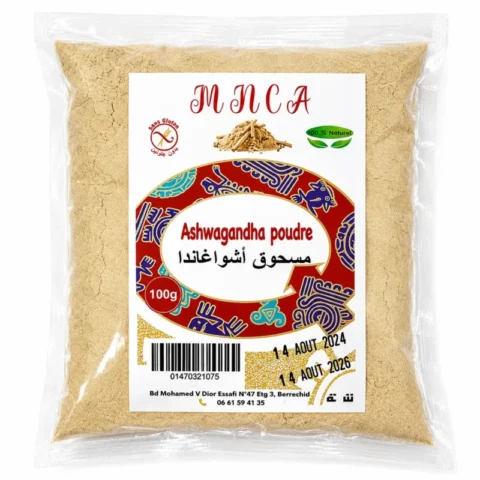 mncaashwagandha poudre 100g
