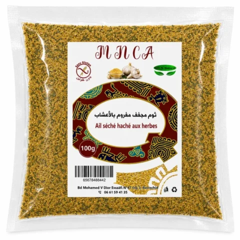 MNCA Ail Séché Haché aux Herbes 100g