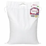 Sac blanc MNCA farine de riz complet 5kg sur fond blanc