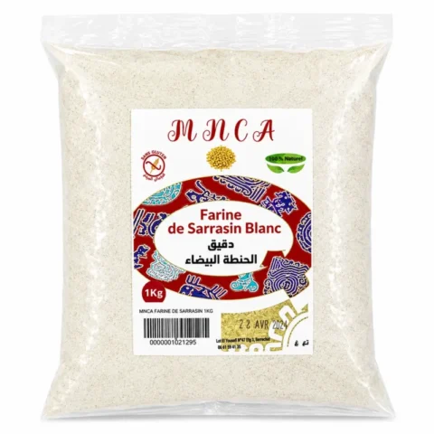 mnca farine de sarrasin blanc 1kg