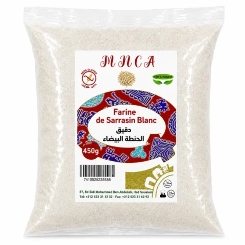 mnca farine de sarrasin blanc 450g