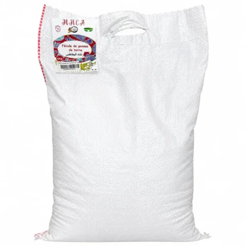 Sac MNCA fécule de pomme de terre 5kg sur fond blanc