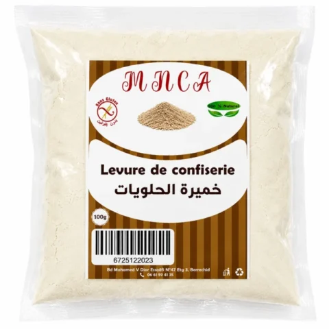 mnca levure de confiserie 100g