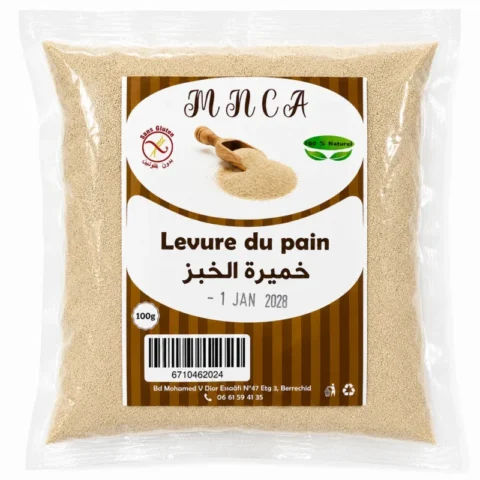 mnca levure du pain 100g