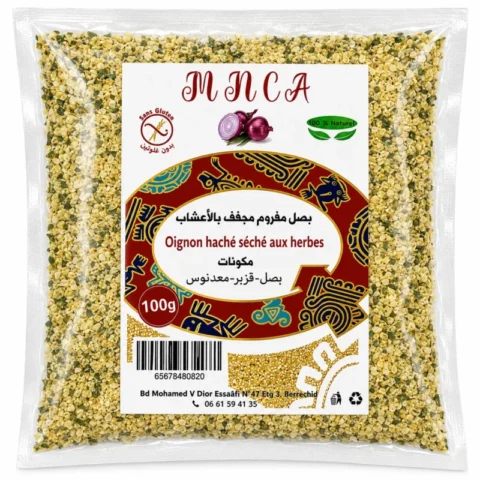 mnca oignon haché séché aux herbes 100g