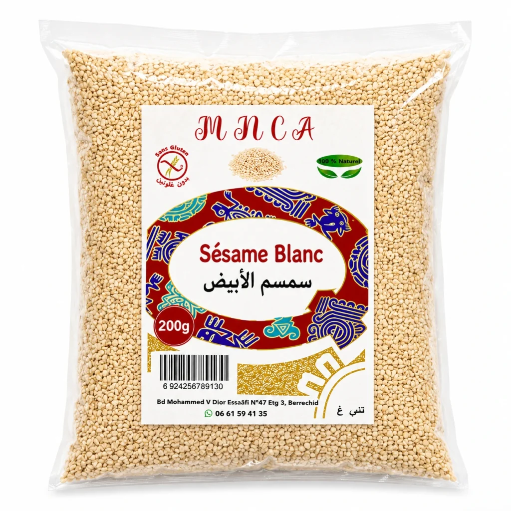 mnca sésame blanc 200g