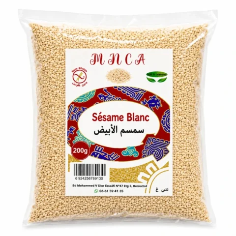 mnca sésame blanc 200g