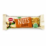 Barre Emco Nuts and Cashew chocolat noir sans gluten 35g
