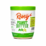 Pot Révey Peanut Butter Actifit Creamy 200g sans gluten avec couvercle vert sur fond blanc