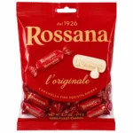 Sachet Rossana L’Originale bonbons fourrés sans gluten 175g sur fond blanc