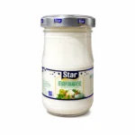 Pot de mayonnaise Star sans gluten 90ml sur fond blanc
