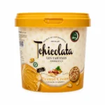 Pot de crème de cacahuètes Chicolata Peanut Cream 900g sans gluten sur fond blanc