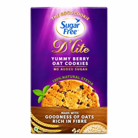 Sugar Free D’lite Cookies Avoine Fruits Rouges 150g sans sucre ajouté
