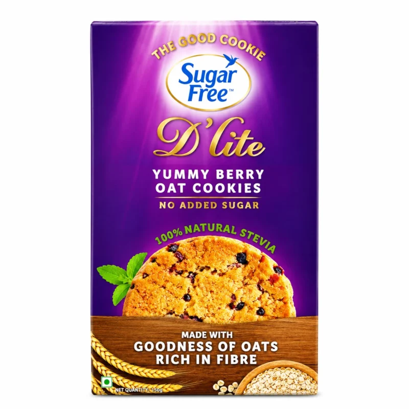 Dlite oat cookies Sugar Free D’lite Cookies Avoine Fruits Rouges 150g sans sucre ajouté