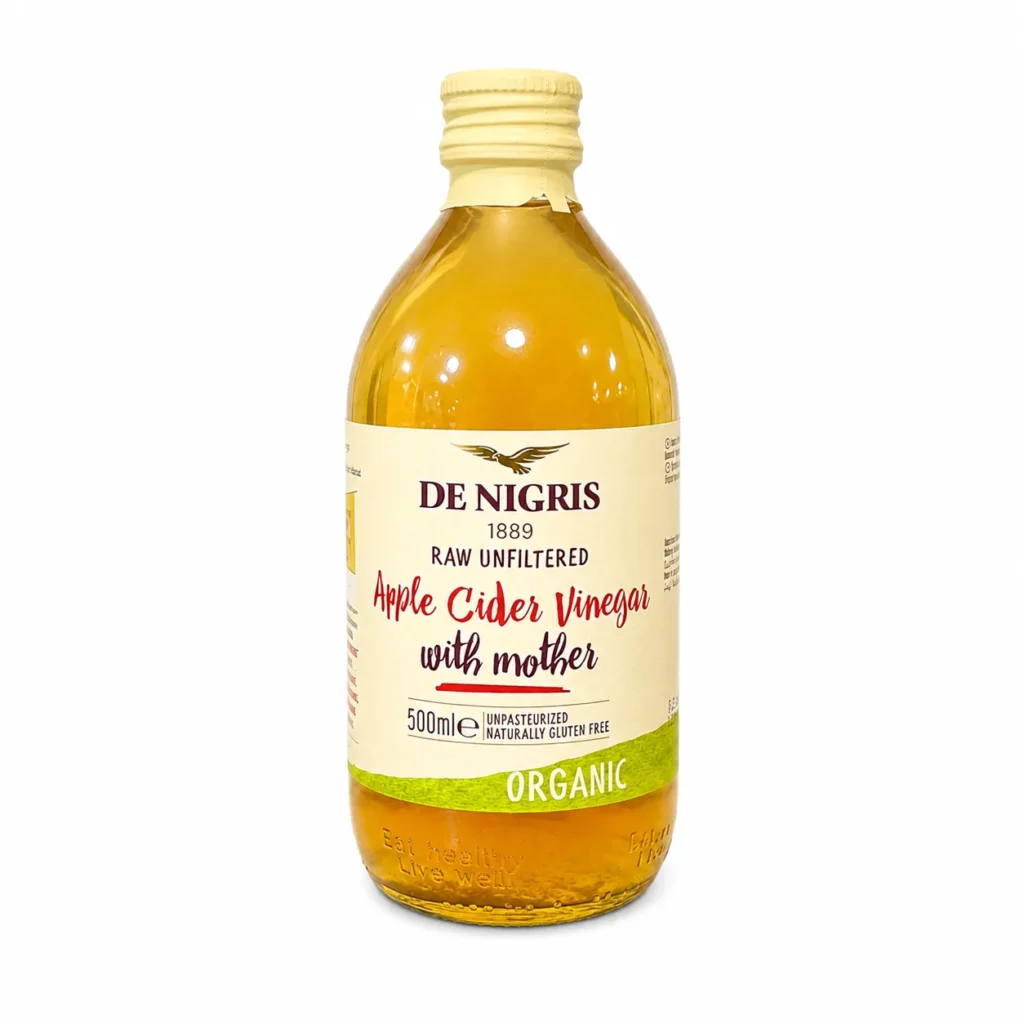 DE NIGRIS vinaigre de cidre de pomme bio sans gluten 500ml