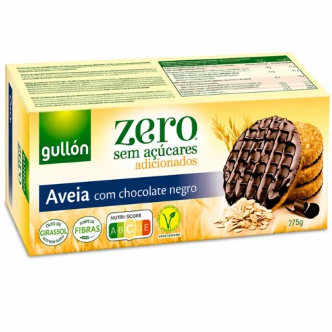 Gullón Zero biscuits avoine chocolat noir sans sucres ajoutés 275g