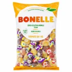 Sachet Bonelle bonbons gélifiés assortis vegan 1 kg sans gluten