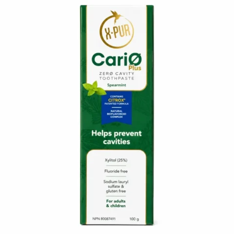 Dentifrice X-PUR Cario Plus spearmint sans gluten 100g