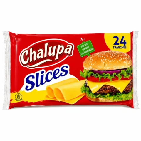 Chalupa Slices sans gluten 24 tranches fromage en tranches pour hamburger