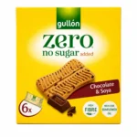 Biscuits Gullón Zero Chocolate & Soya sans sucres ajoutés 144g avec fibres