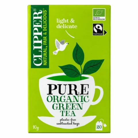 Clipper Pure Organic Green Tea bio 40g sachets de thé vert