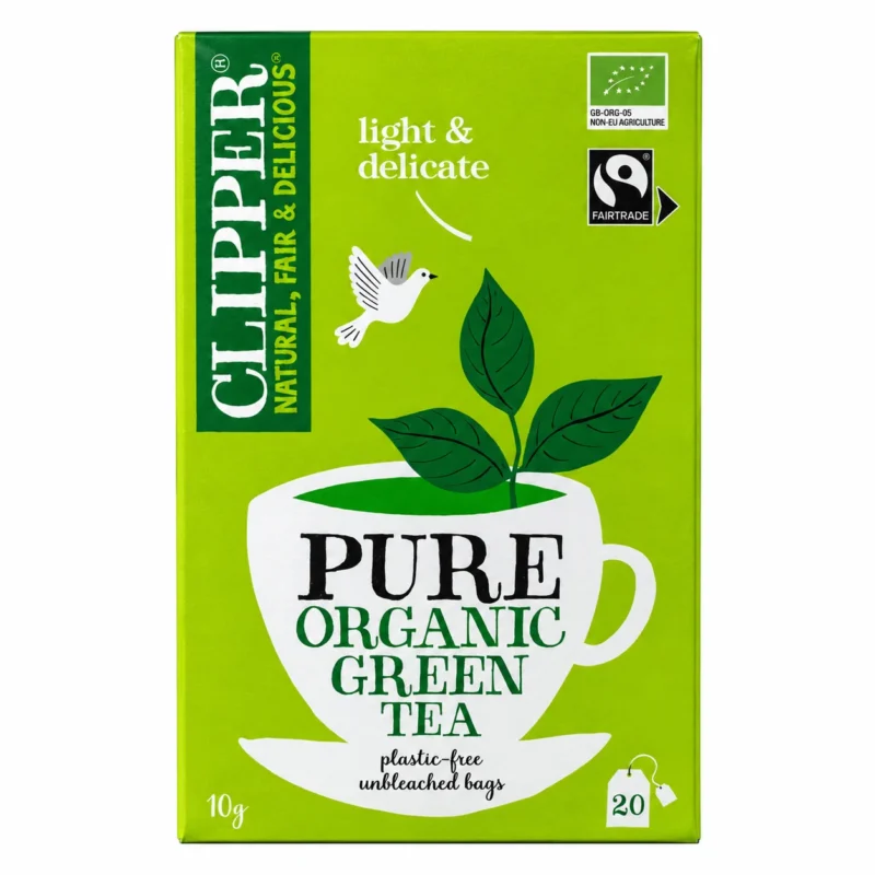 clipper pure organic Clipper Pure Organic Green Tea bio 40g sachets de thé vert