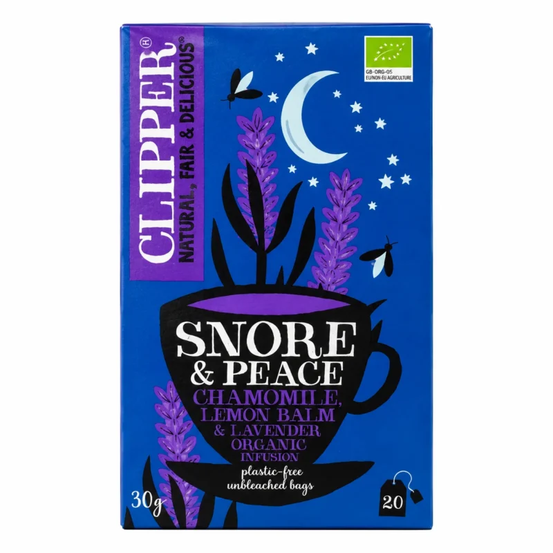 clipper snore Clipper Snore and Peace infusion bio camomille lavande 30g