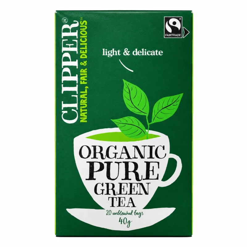 clippers organic pure Clipper Organic Pure Green Tea bio 40g infusion thé vert