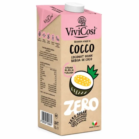 ViviCosi boisson coco zéro sucre sans gluten 1L