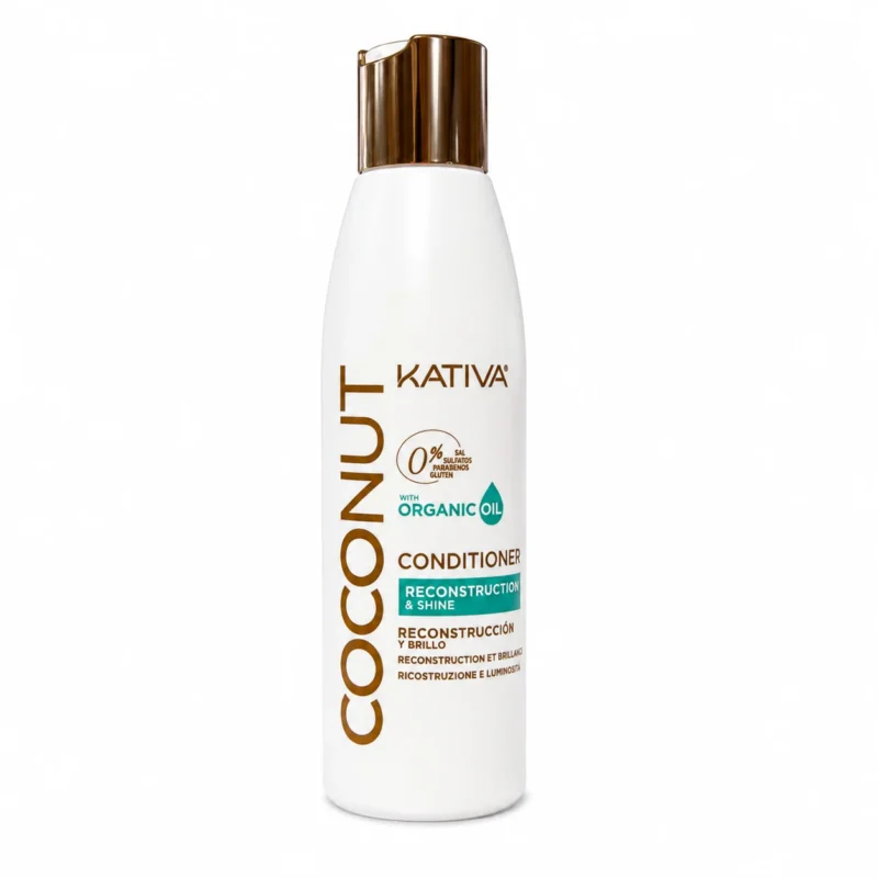 coconut conditioner Après-shampooing Kativa Coconut Reconstruction & Shine sans gluten 250ml