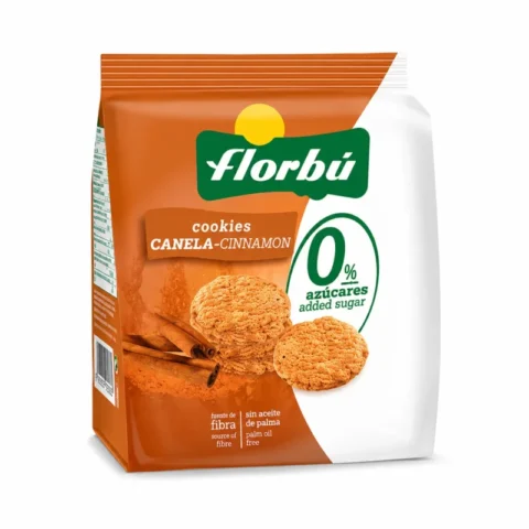 Cookies Florbú Cannelle sans sucre ajouté 130g