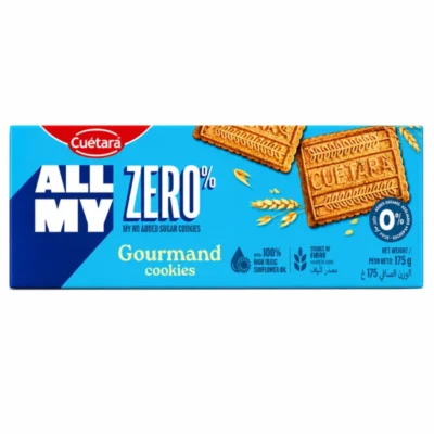 Cuétara All My Zero Gourmand cookies sans sucres ajoutés 175g