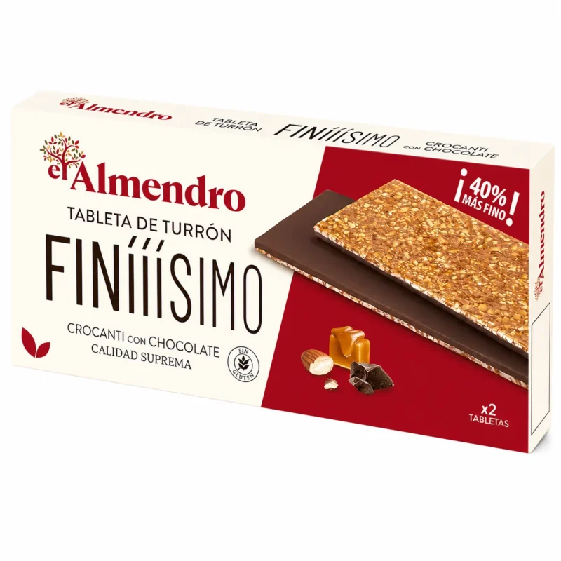 el almendro finisimo El Almendro Finísimo turrón crocanti chocolat sans gluten 180g