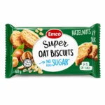 Emco Super Oat Biscuits noisettes sans sucres ajoutés 60g