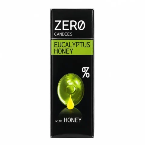 ZERO Candies Eucalyptus Miel 36g bonbons eucalyptus miel sans sucre