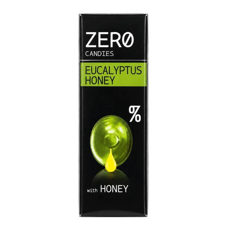 eucalyptus honey ZERO Candies Eucalyptus Miel 36g bonbons eucalyptus miel sans sucre