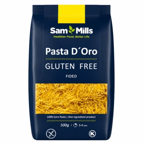Pâtes Fideo sans gluten Sam Mills Pasta D’Oro 500g à base de maïs