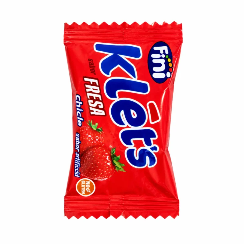 fresa Sachet Fini Klet’s Fraise 2.6g saveur fraise sans gluten