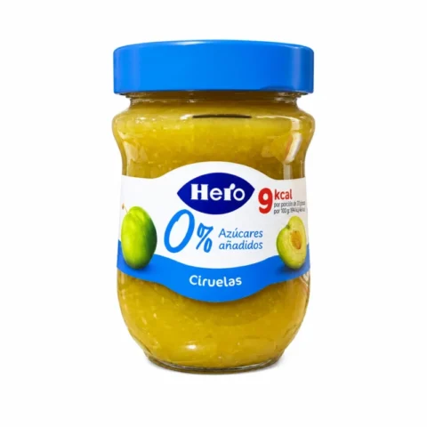 Pot de confiture Hero prunes 0% sucres ajoutés 280g