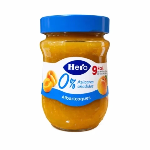 Pot de confiture Hero abricots 0% sucres ajoutés 280g
