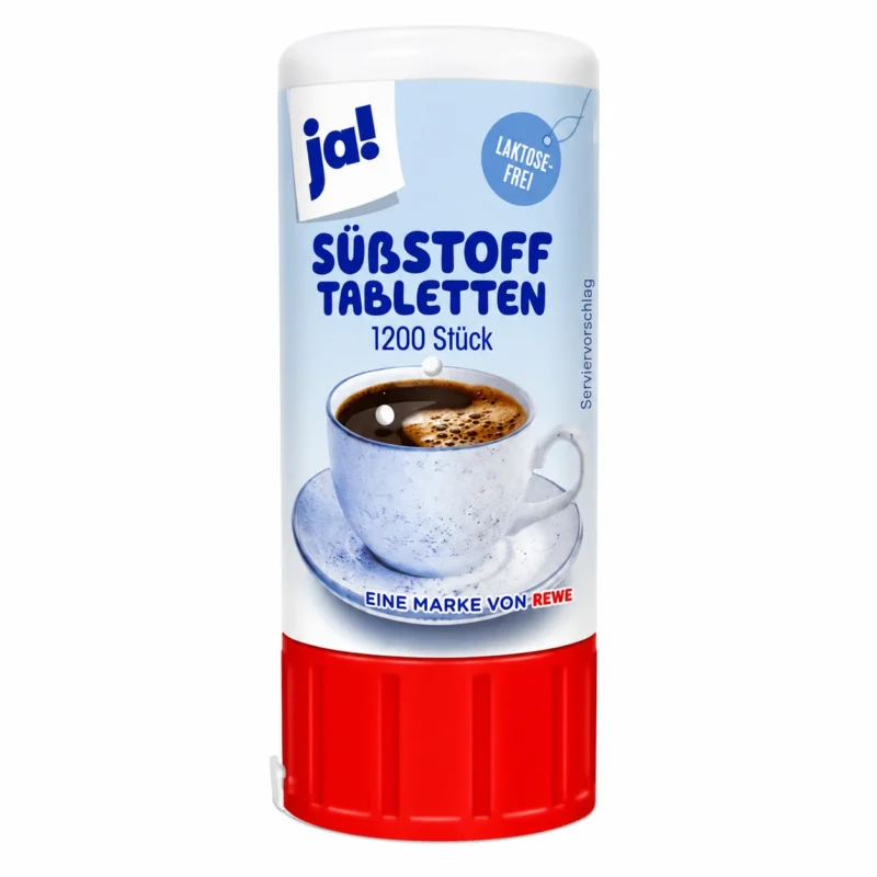 ja substoff Boîte Ja Süßstoff Tabletten édulcorant en comprimés 72g