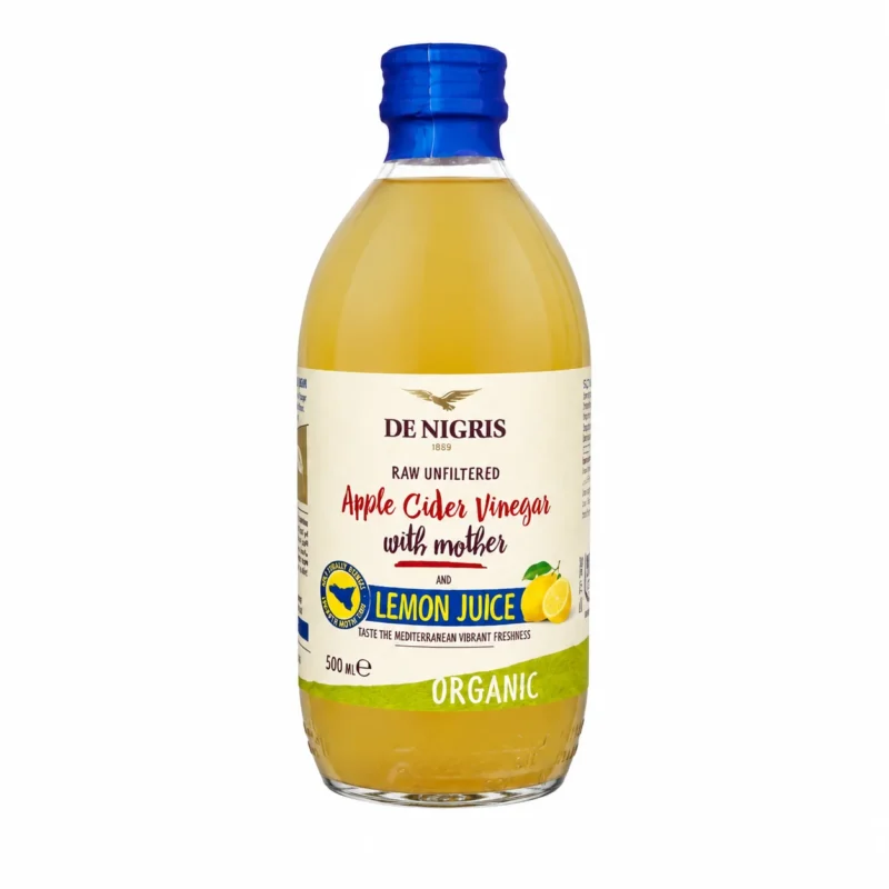 lemon juice Bouteille De Nigris vinaigre de cidre de pomme bio avec mère et jus de citron 500ml