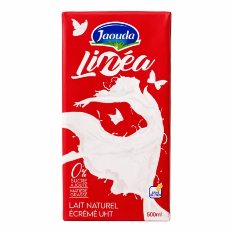 Lait Jaouda Linéa écrémé UHT 500ml sans gluten