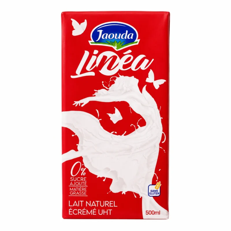 linea 500ml Lait Jaouda Linéa écrémé UHT 500ml sans gluten
