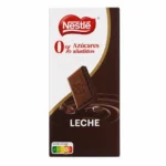 Tablette Nestlé chocolat au lait 0% sucres ajoutés 115g