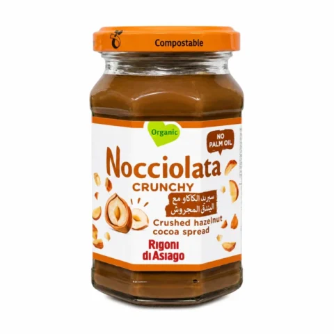 Pot Rigoni di Asiago Nocciolata Crunchy Bio noisettes cacao 250g
