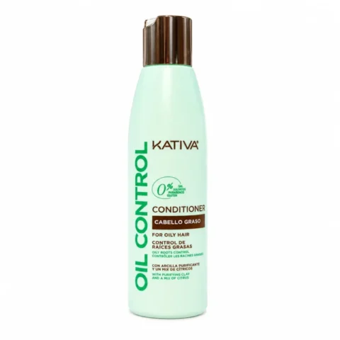 Après-shampooing Kativa Oil Control sans gluten 250ml pour cheveux gras